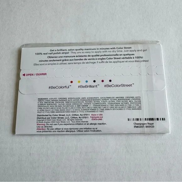 *Retired* Color Street: Champagne Sugar | Gold Silver Glitter Sparkle Overlay - Picture 4 of 10